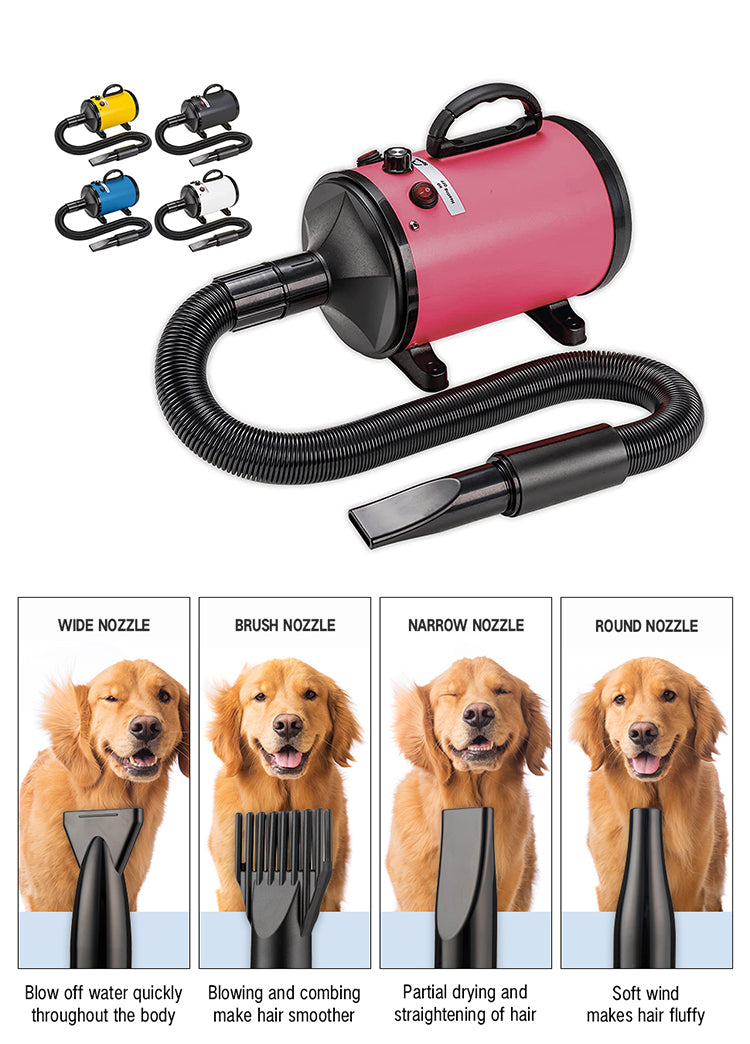 Dog Dryer - 3800W/5.2HP - Dry your dog in 10 mins