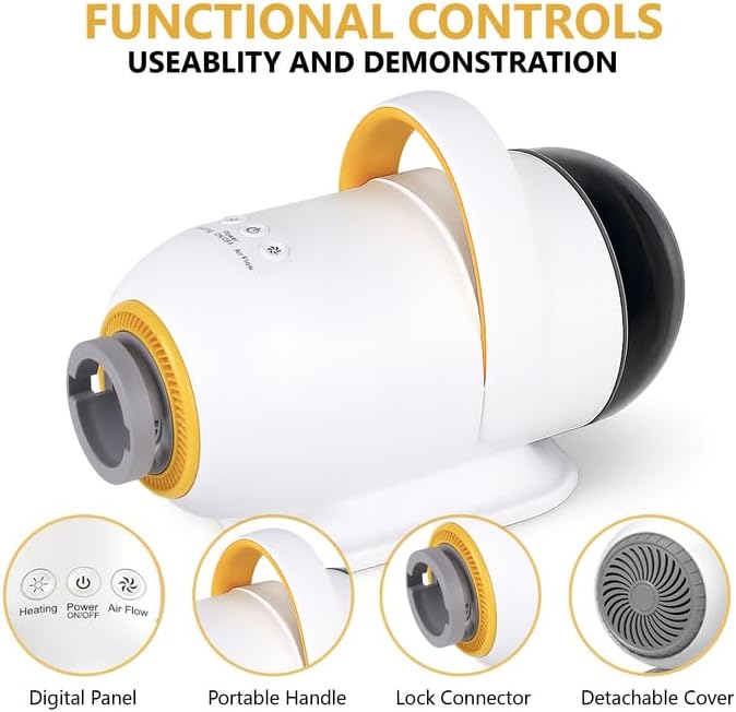 Dog Dryer - 3800W/5.2HP - Dry your dog in 10 mins - White