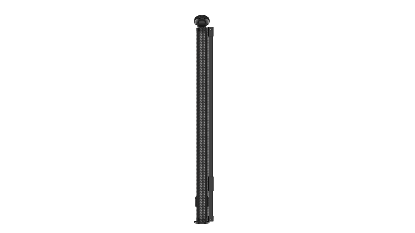 Retractable Baby Gates - 34x55 Inch - Black Color - Use for stairs, gates - Stop pets